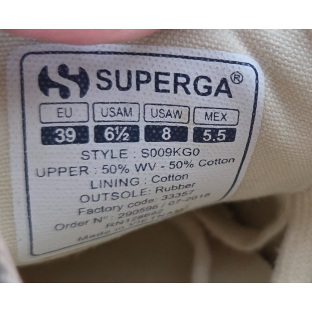 Superga 2750 Tartan Plaid Sneakers Women's sz 8 Men's 6.5 Style S009KG0 - Picture 10 of 10